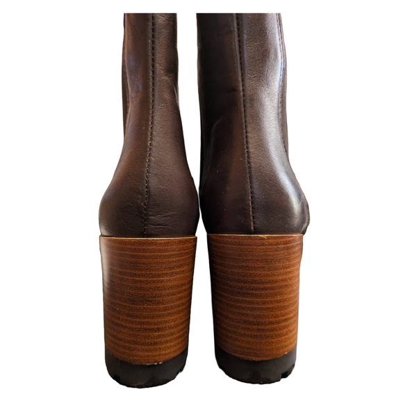 Made in Italy High Heel Chelsea Boots Sz 39 - Picture 5 of 7